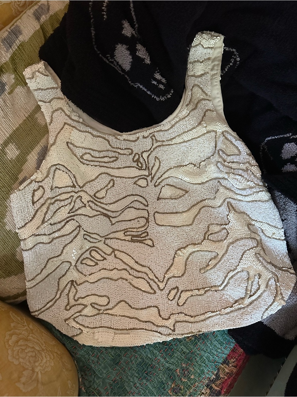 PARKER Beaded & Sequin Tank
